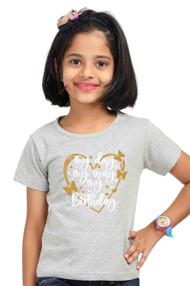 Kids Girls Birthday T-Shirt