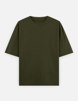 oversized_olive_front.jpg WOSCO Oversized Tee — Olive