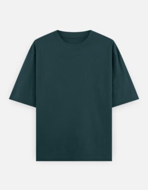 oversized_deep_teal_front.jpg WOSCO Oversized Tee — Deep Teal