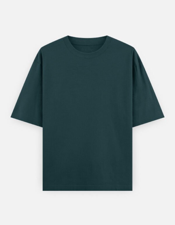 oversized_deep_teal_front.jpg WOSCO Oversized Tee — Deep Teal