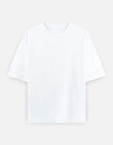 WOSCO Oversized Tee — Natural White