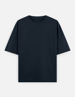 oversized_deep_navy_front.jpg WOSCO Oversized Tee — Deep Navy